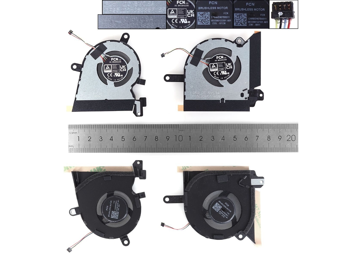 Ventilador De Notebook Asus Rog Gv302x Flow X13 2023 Lr, Org Compativel