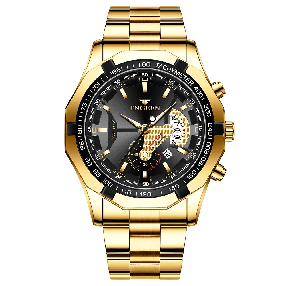 Reloj Deportivo Informal, Resistente Al Agua, Con Indicador De Fecha.