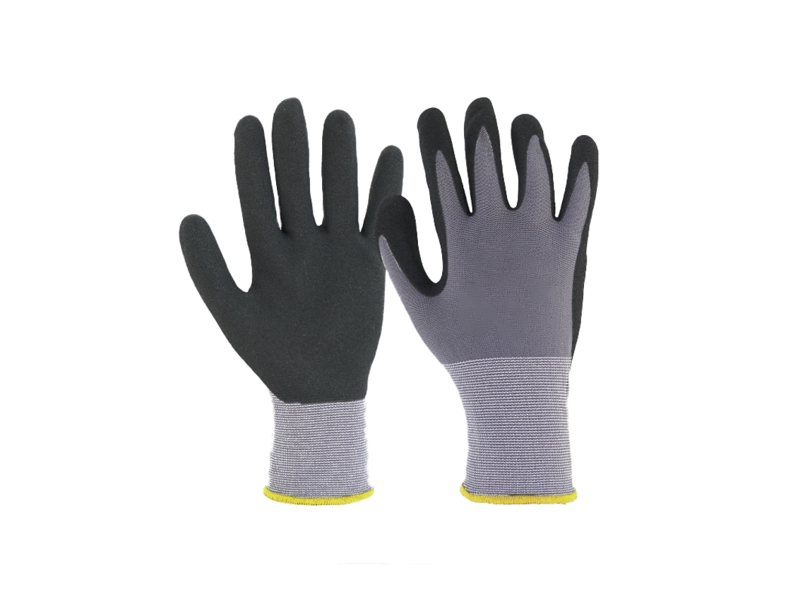 Guante Nylon/Spandex Rev. Nitrilo Mic.Fine CHEMITOOL SAFETY