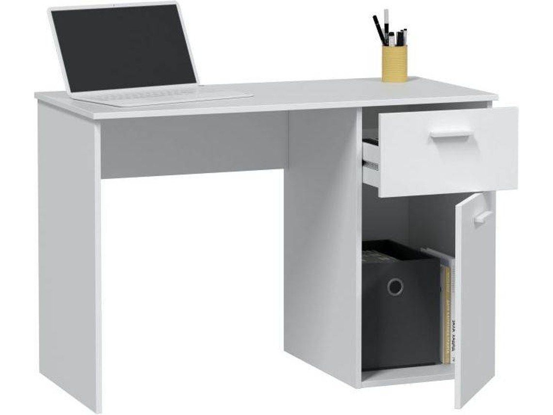 Escritorio HABITDESIGN Just (Blanco - Melamina - 108 x 73 x 50 cm)