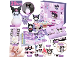Calendario de Adviento para Niñas 2026 Calendario Navideño Accesorios Decoraciones Navideñas Kuromi Aeuzwr