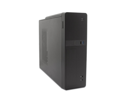 Caja PC COOLBOX Slim T310 Negra Usb 3.0 Matx C/Fuente Alimentación 300W 80P Bronce