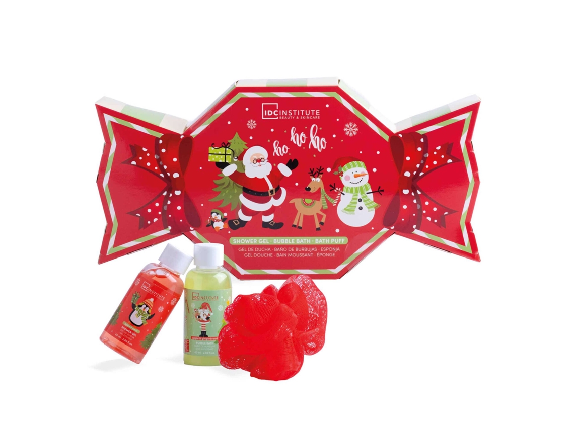 Set de regalo navideño tipo cracker del Instituto IDC