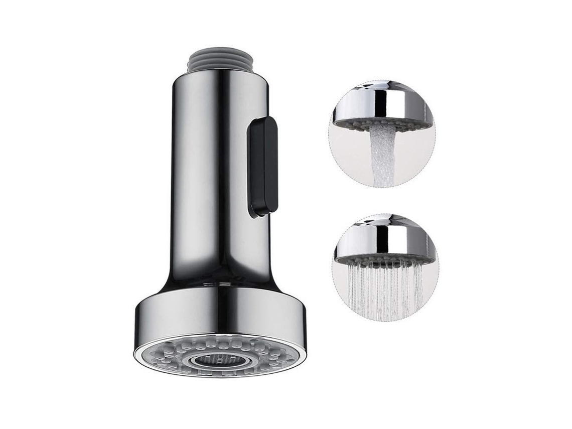 Boca De Grifo De Cocina Cromada Con 2 Modos De Pulverización Ajustables