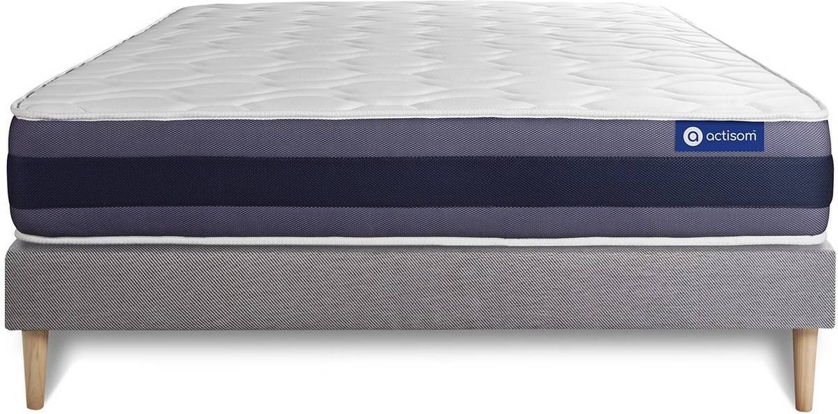 Conjunto de Somier + Colchón ACTISOM Actimemo Morpho (Gris - 180x210cm)