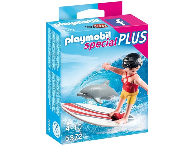 PLAYMOBIL Special Plus - Surfista con Tabla de Surf - 5372