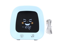 Reloj de entrenamiento del sueño infantil con luz nocturna, reloj digital para la habitación de los niños.