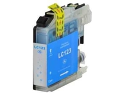 Cartucho para Brother LC123 Cian (LC121C/LC123C)