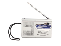 Mini Radio De Bolsillo Multifuncional Am/fm Con Antena Telescópica Y Altavoz Bcr119