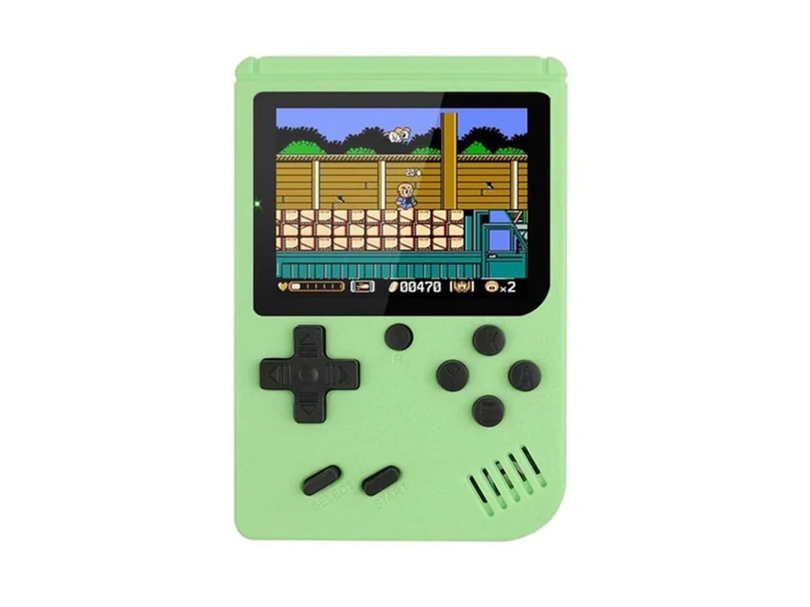 Consola De Juegos Portátil Retro Con 500 Juegos - Verde*