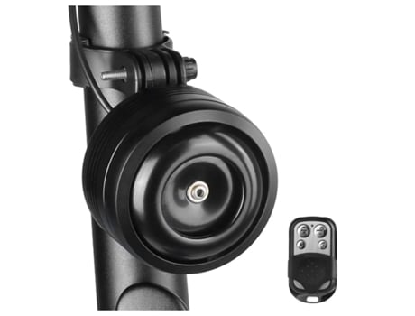 Alarma de timbre de bicicleta eléctrica a prueba de agua con control remoto Cuerno de bicicleta antirrobo con función recargable - Negro OEMG