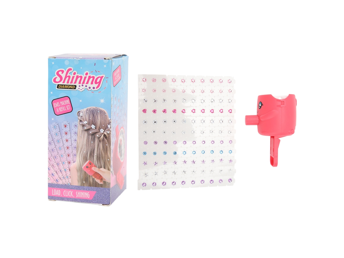 Vlola-kit De Bedazzler Para Cabello Con Estampador De Piedras Strass Herramienta De Estilo Brillante Para Niñas