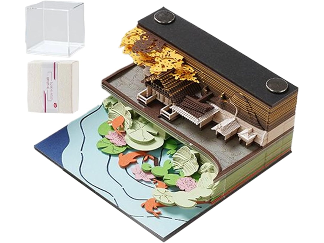Bloco De Notas Com Calendário 3d 2026| Destacável De Prancheta- Para Gerenciamento De Programas, Planejamento