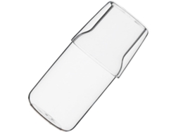 Jarra de vidrio multifuncional de 1 litro para zumo, agua y leche.