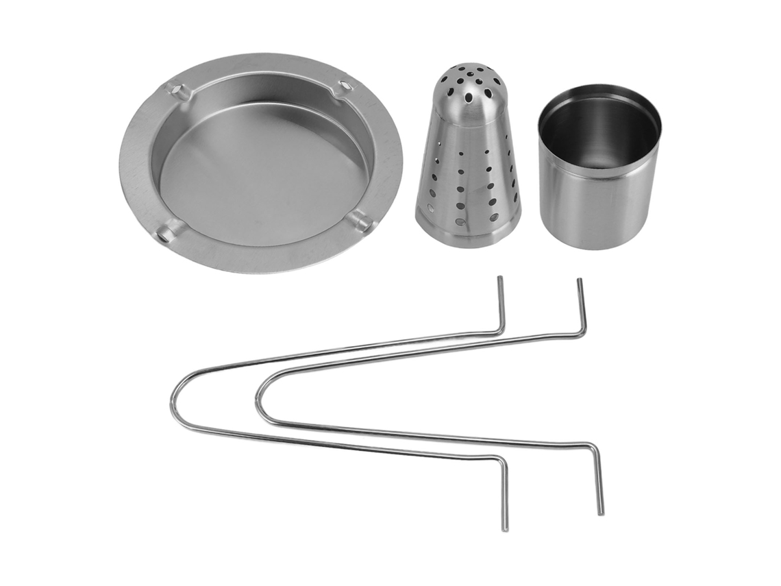 Rejilla Vertical Desmontable De Acero Inoxidable Para Asar Pollos A La Parrilla Y Barbacoa.