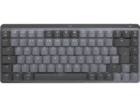 LOGITECH MX Mini Mechanical for Mac teclado Bluetooth QWERTZ Alemán Grafito, Gris