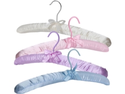 Juego 4 Perchas Acolchadas Espuma Antideslizantes Estantes Ropa