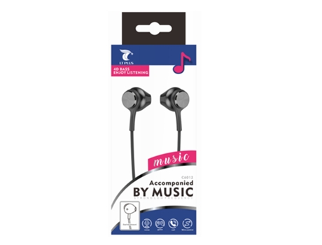 Auriculares Con Cable Lt Plus C6012 (Negro)