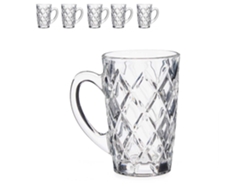 Set De 6 Taza Con Asa 170 Ml.