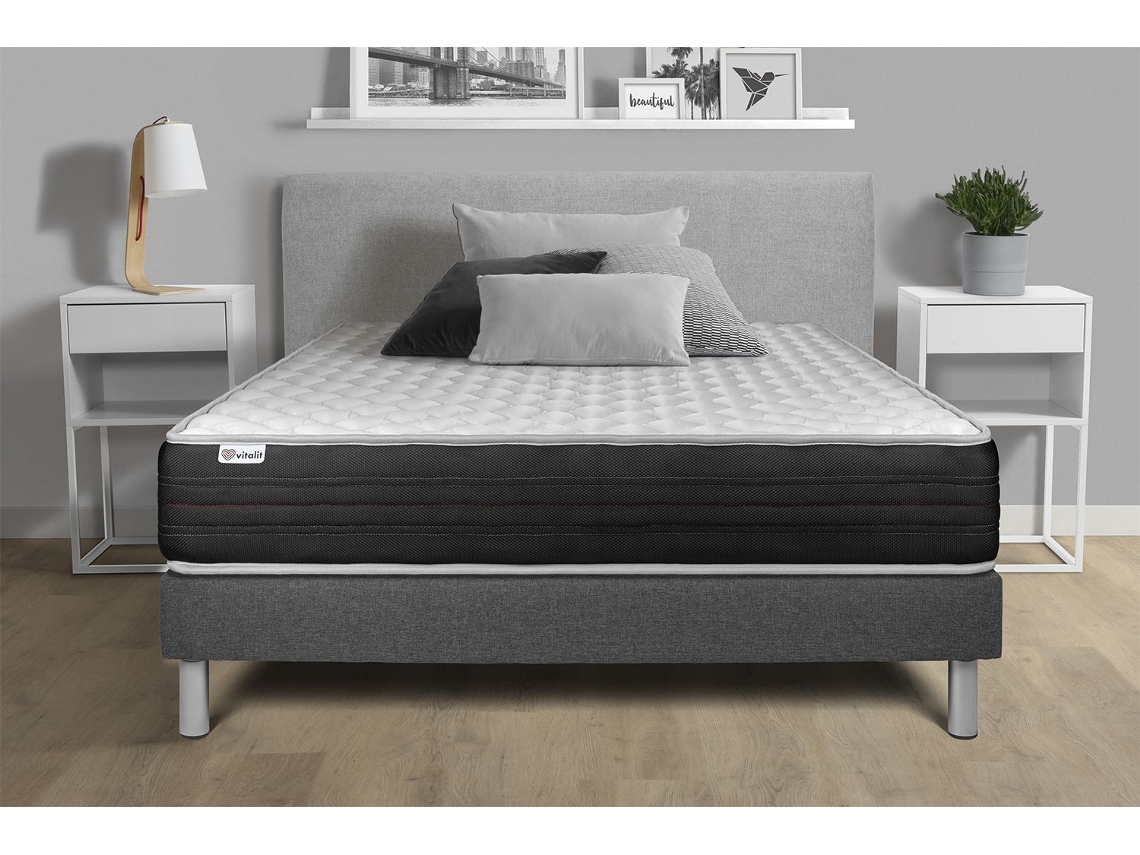 Somier Vital Memo One VITALIT Espuma con memoria Gris (140x190)