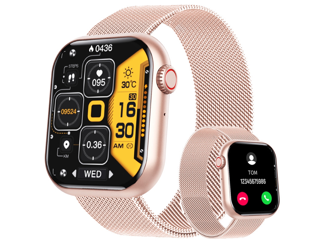 Reloj inteligente Bestvite para mujer y hombre, pulsera táctil conectada, resistente al agua, deportivo, podómetro, cardio, reloj inteligente con vibración y función de fitness.