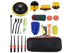 Kit De 40 Cepillos De Limpieza Para Automóviles Con Accesorio Para Taladro Para La Limpieza Exterior E Interior Del Vehículo.