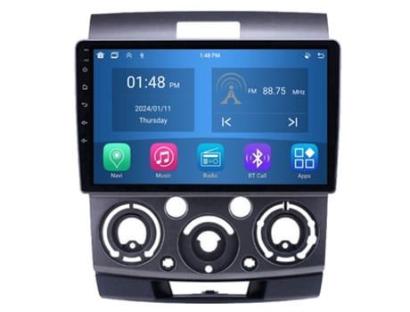 Autoradio 4GB RAM64GB ROM ROVERONE para Mazda BT50 BT-50 BT 50 J97M 2006 - 2011 CarPlay Android Coche Radio Bluetooth Navegación