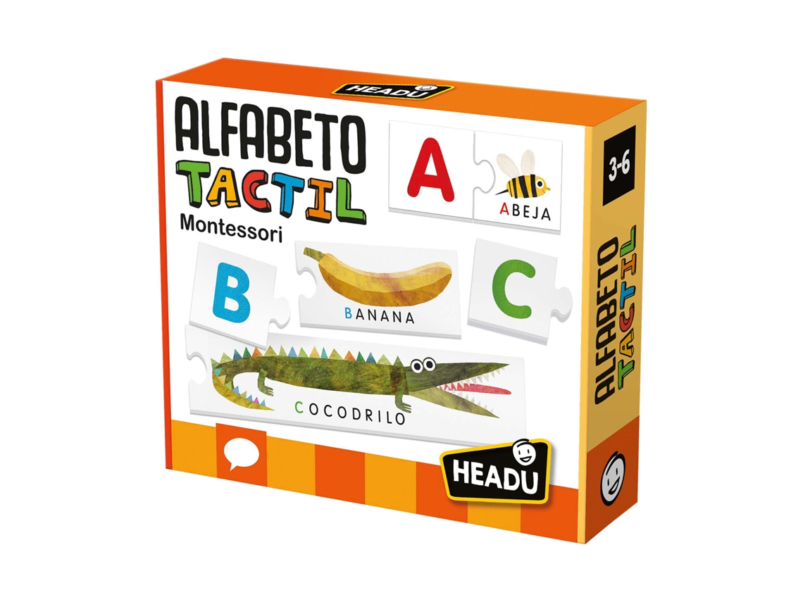 Juegos Educativos Niños de 3 a 6 Años Puzzle 3 Años Regalo para Niños A Partir de 3 Años Aprende a Leer Alfabeto Táctil Montessori HEADU