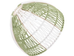 Lámpara De Techo Colgante De Ratán Sintético Tejido A Mano De 30 Cm, Ligera Y Resistente, Decoración Bohemia Para La Sala De Estar.
