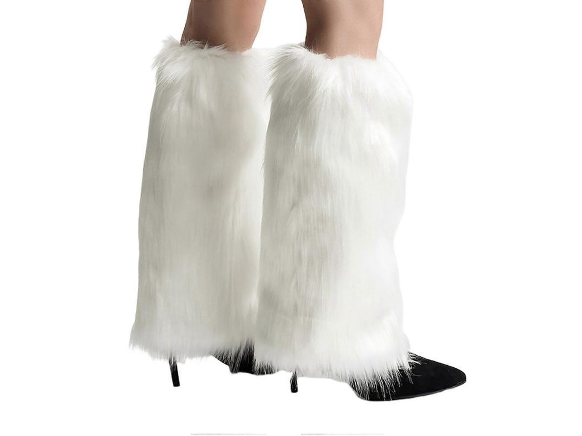 2026-calentadores De Piernas De Pelo Falso Para Mujeres Niñas Suaves Y Peludos Mangas De Botas Para Invierno Otoño