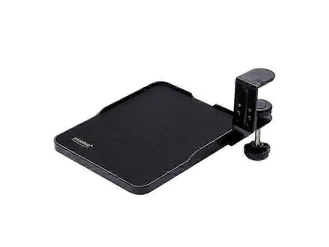 Bandeja giratoria para teclado y ratón, con soporte para ratón, que permite guardar objetos en cajas o esconderlos debajo. Tienda Olysi