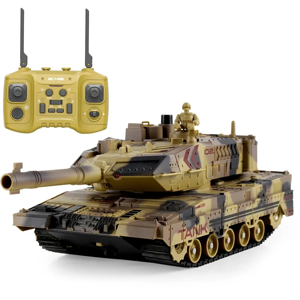 (amarelo) Tanque Controlado Remotamente, Modelo De Veículo Blindado De Combate Aquático