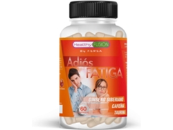 HEALTHY FUSION Adeus Fadiga Fórmula Energizante e Antifadiga Eficaz Eleutherococcus Taurina Cafeína 60 Cápsulas
