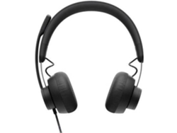 Auriculares con Cable Alámbrico LOGITECH Zone (On Ear - Micrófono - Negro)