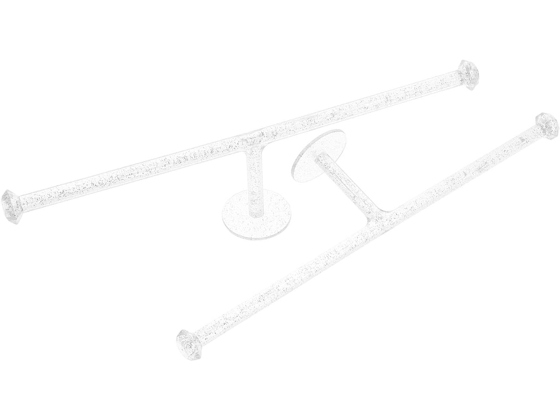 Organizador Adhesivo Pared 2 Piezas Plástico Resistente Práctico Guardar Diademas Gomas Ideal Decorar Pasillo