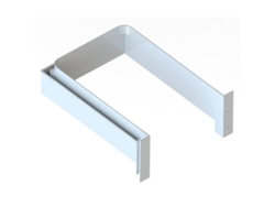 Salva sifon recto erobo plástico blanco para muebles de baño