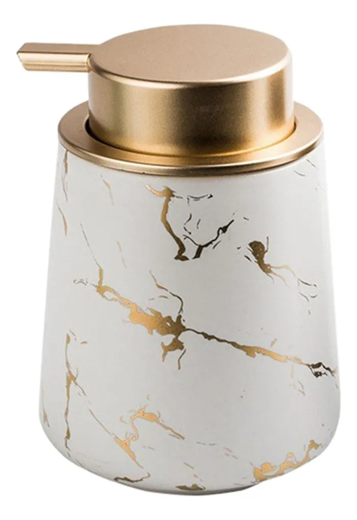 Dispensador de jabón jaspeado (botella de 13,67 l) para cocina y baño (vayotoy)