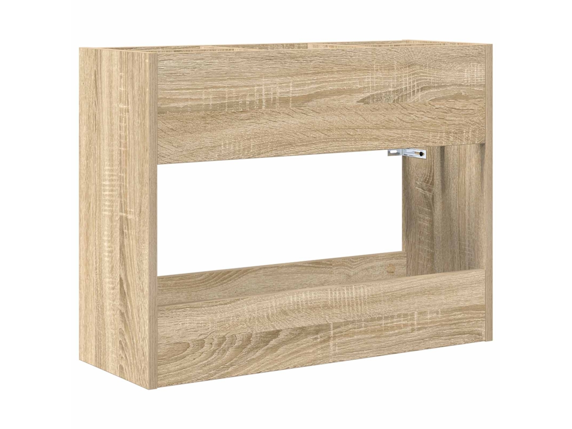 Paragüero Vidaxl marrón derivado de madera (65 x 24 x 50 cm)