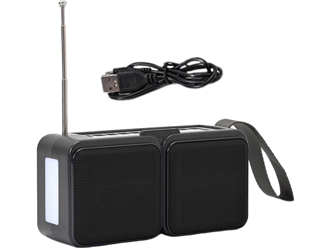 Radio Fm Portátil, Iluminación Led, Equipo De Supervivencia Con Energía Solar.
