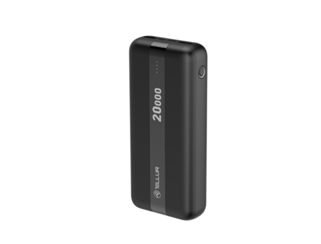TELLUR PBC203 20000mAh Power Bank, 2xUSBType-CMicroUSB, negro