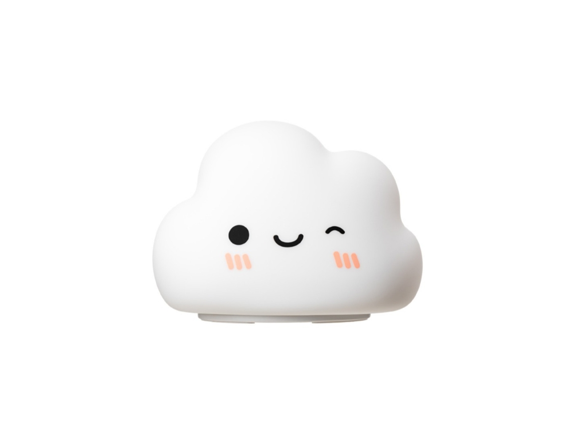 Lámpara De Noche De Silicona Con Forma De Nube, Lámpara Ambiental Para Cuna Con Temporizador De 30 Minutos, Luz Cálida Y Suave.