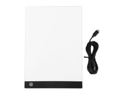 Tablero De Luz De Transparencia A4 Con Regulación De Brillo Sin Escalas Y Alimentación Usb Para Pintura Animación Y Esbozo