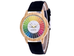 Reloj De Pulsera Vansvar Para Mujer Con Diseño De Búho Con Pedrería Floral, Movimiento De Cuarzo Pu, Azul Claro.