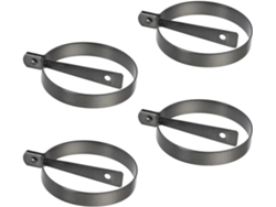 4 Aros Antiadherentes Para Huevos, Fabricados
