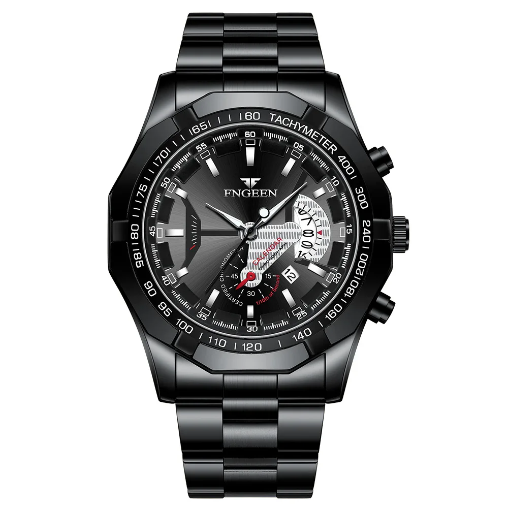 Reloj Deportivo Informal, Resistente Al Agua, Con Indicador De Fecha.