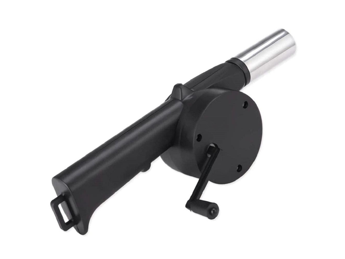 Mini Soplador De Aire Portátil De Mano Con Manivela De 25 Cm Para Barbacoa Y Camping.