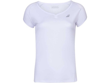 Camiseta de Mujer BABOLAT Play Tenis Blanco (L)