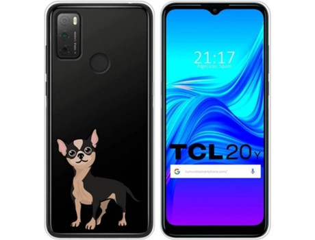 Carcasa TCL 20Y TUMUNDOSMARTPHONE Dibujos Transparente Perros 05 Multicolor