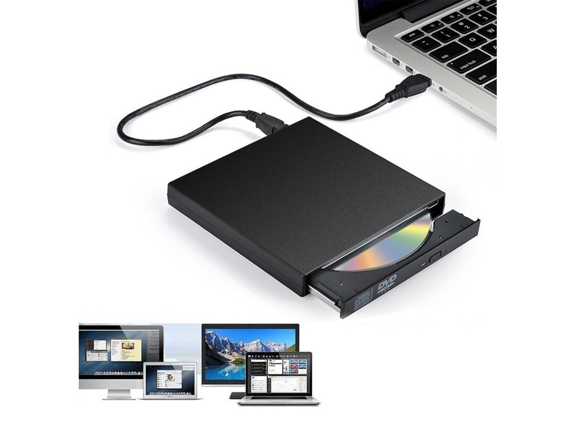 Grabadora de CD/DVD externa Plug and Play