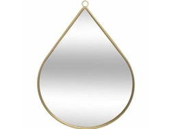 Espejo de Pared ATMOSPHERA Dorado Metal (28 x 28 x 39 cm)